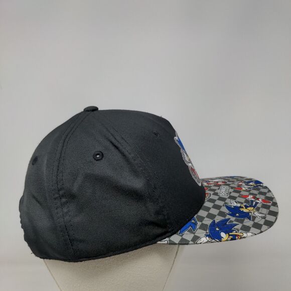 Sonic The Hedgehog Snapback Hat Multicolor One Size Embroidered 6 Panel SEGA - Picture 4 of 7
